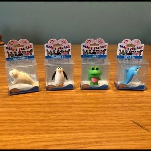 TY Puzzle Erasers - set of 13